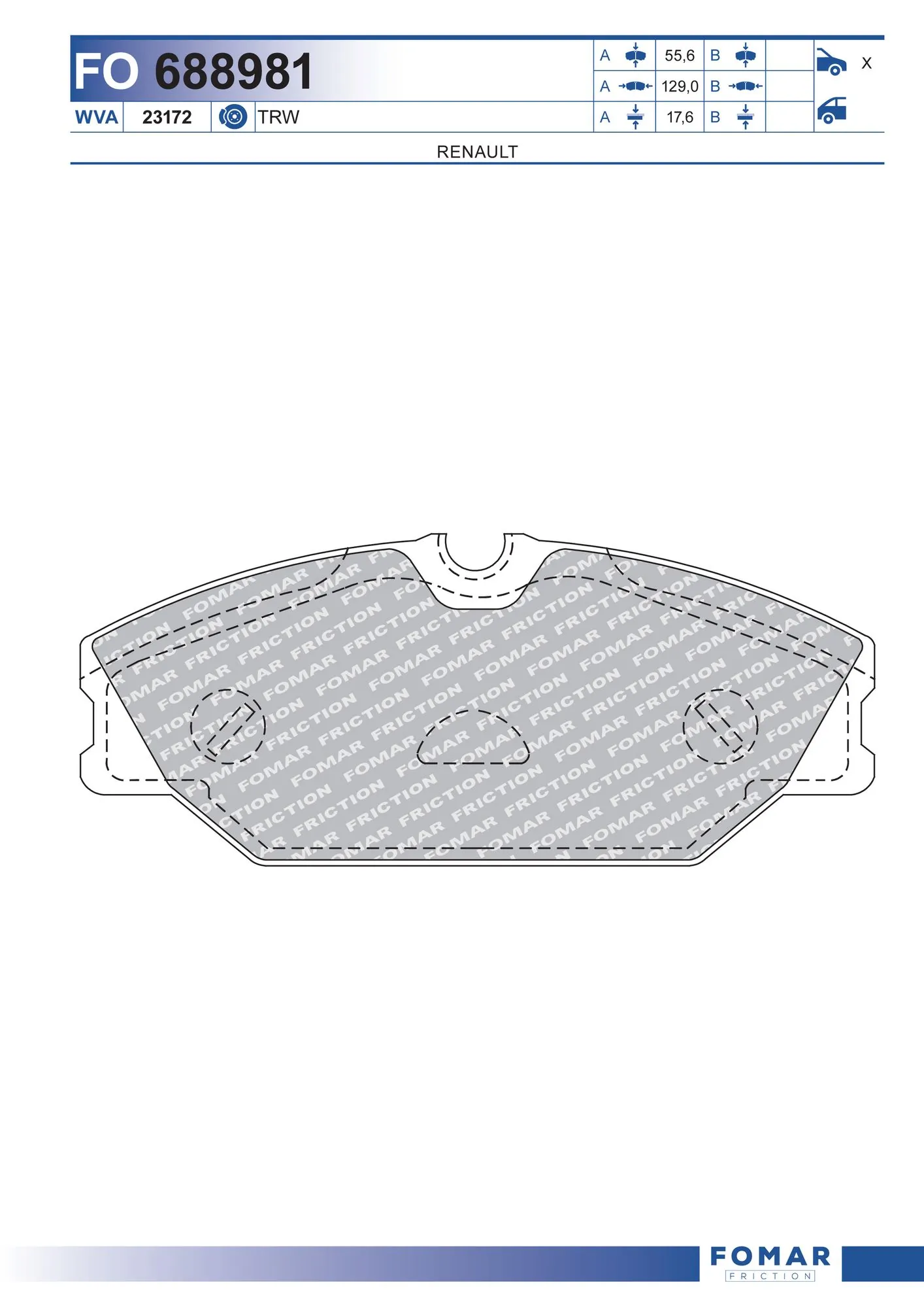 Brake Pad Set, disc brake